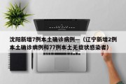 沈阳新增7例本土确诊病例—（辽宁新增2例本土确诊病例和77例本土无症状感染者）